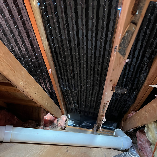 Ventilation system install